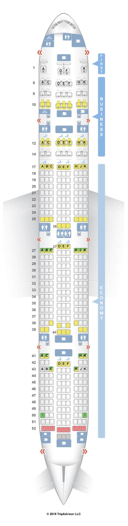 air india 777 300er seat map